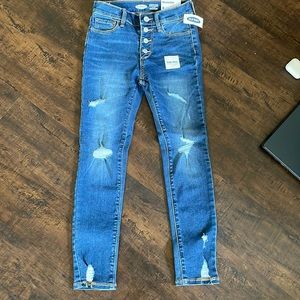 Old navy high rise size 8 girls jeans
